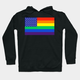 Pride American Flag Hoodie